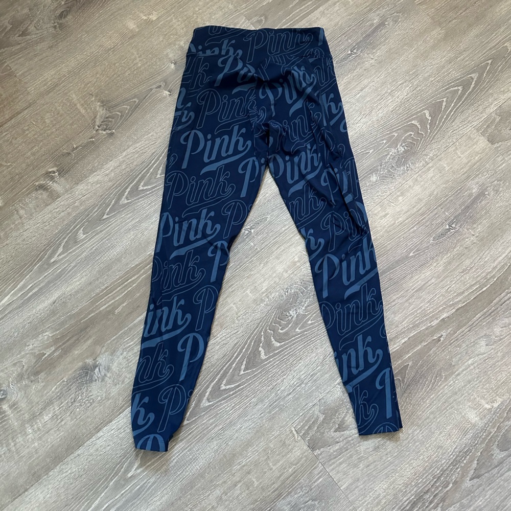 Like New Pink Victoria’s Secret Leggings Size Medium